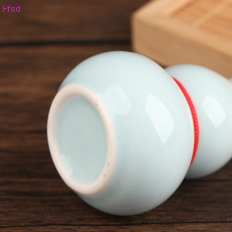 1 Hũ Đựng Thuốc Bằng Sứ Hình Quả Bầu Di Động Tiện Dụng