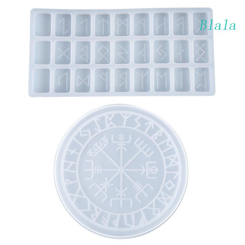 Bộ 2 Khuôn Silicone Hình Tròn Làm Trang Sức