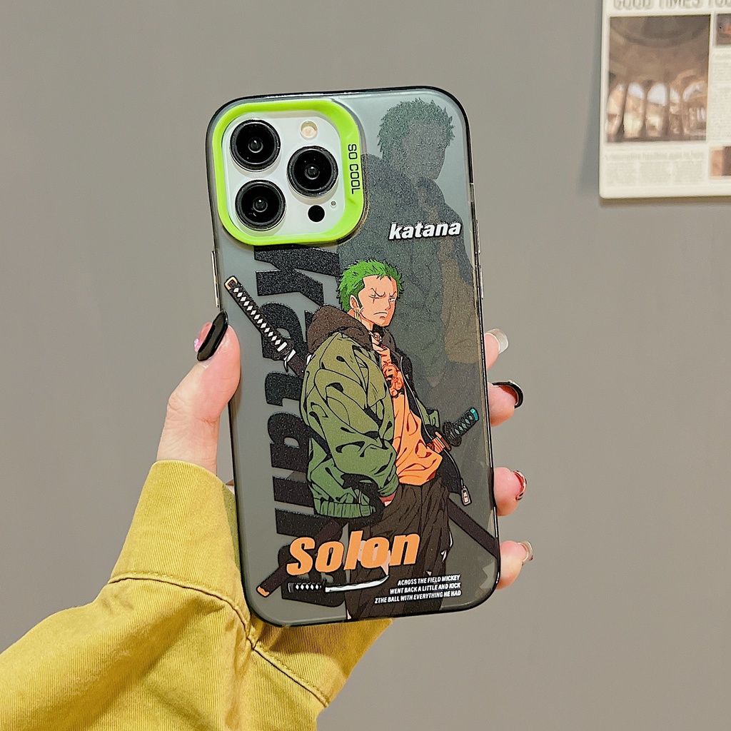 Ốp Điện Thoại TPU Mềm Trong Suốt Họa Tiết One Piece Cho iPhone 11 13 12 14 PRO MAX