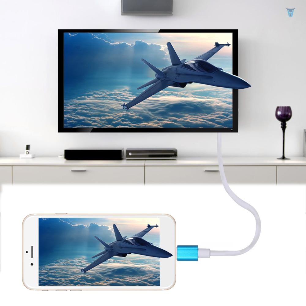 Cáp SạC ĐiềU HợP Giao Diện TV AV KèM Phụ KiệN Cho i-Phone 7 / 7 / Plus / 6S / 6 / Plus / 5S / 5