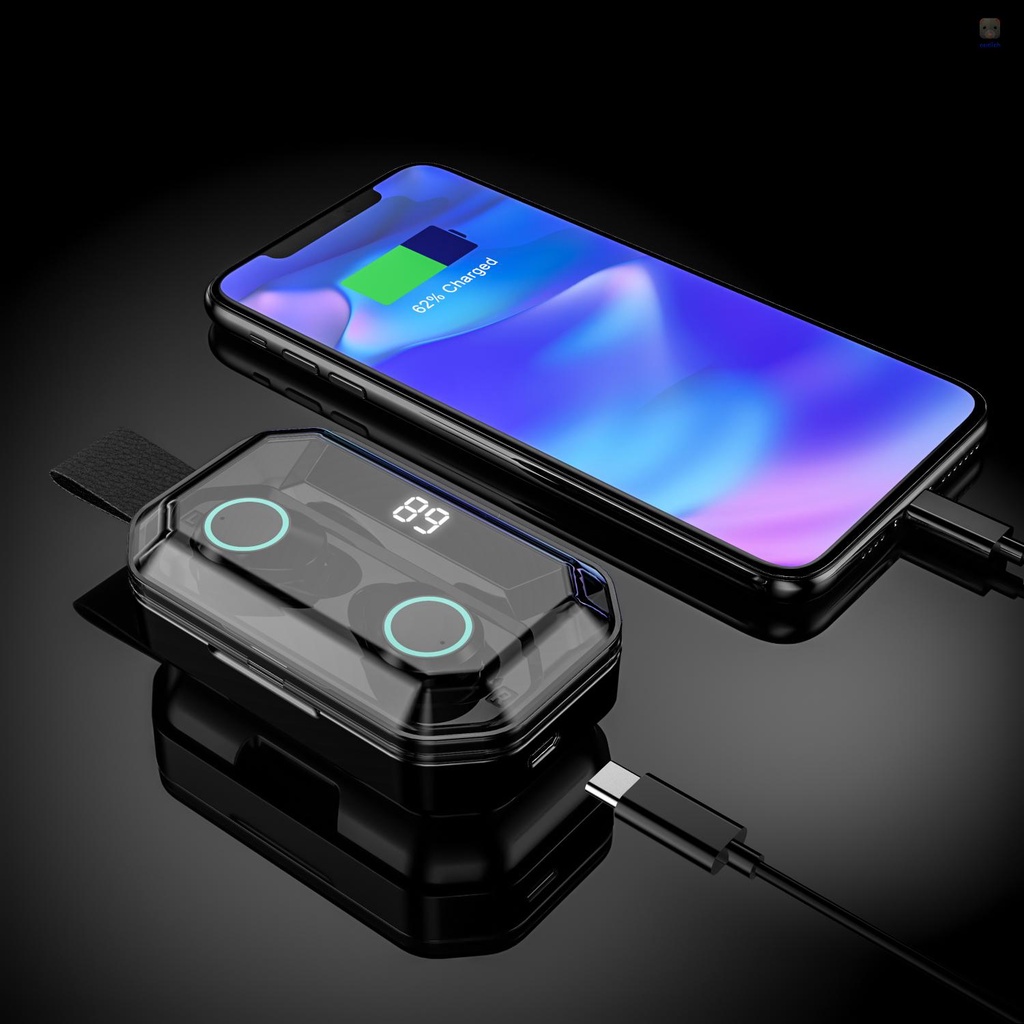 Tai Nghe Nhét Tai Không Dây BT 5.0 Kèm Hộp Sạc