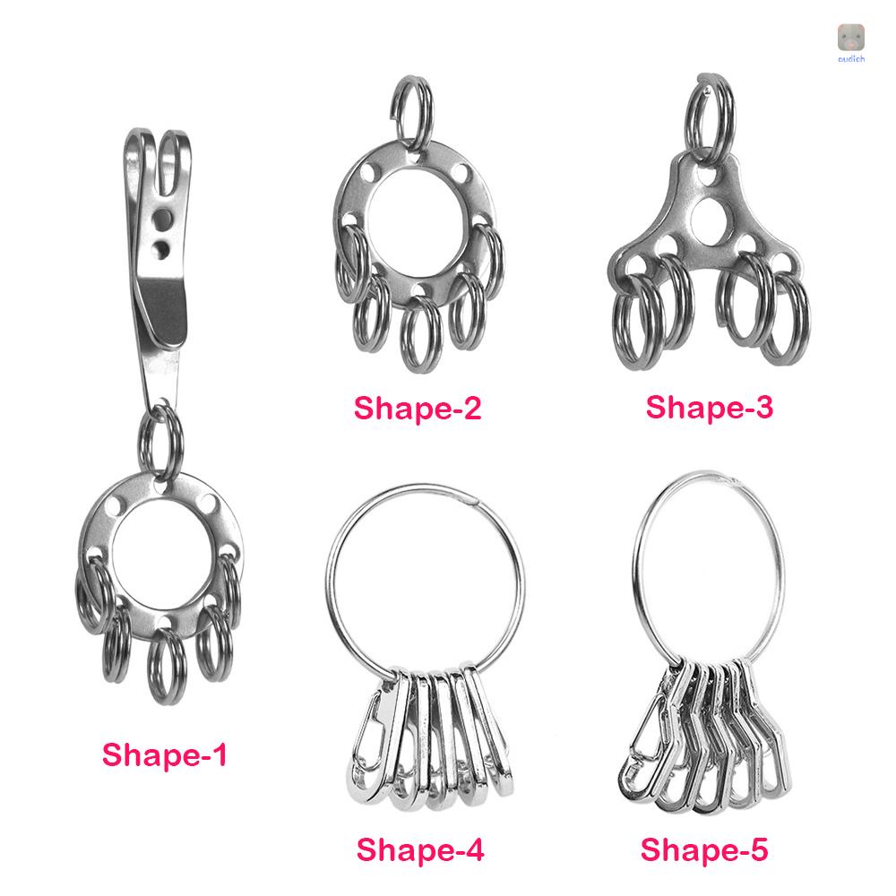 Dụng Cụ Kẹp Tiền Đa Năng Bằng Thép Không Gỉ Có Móc Khóa