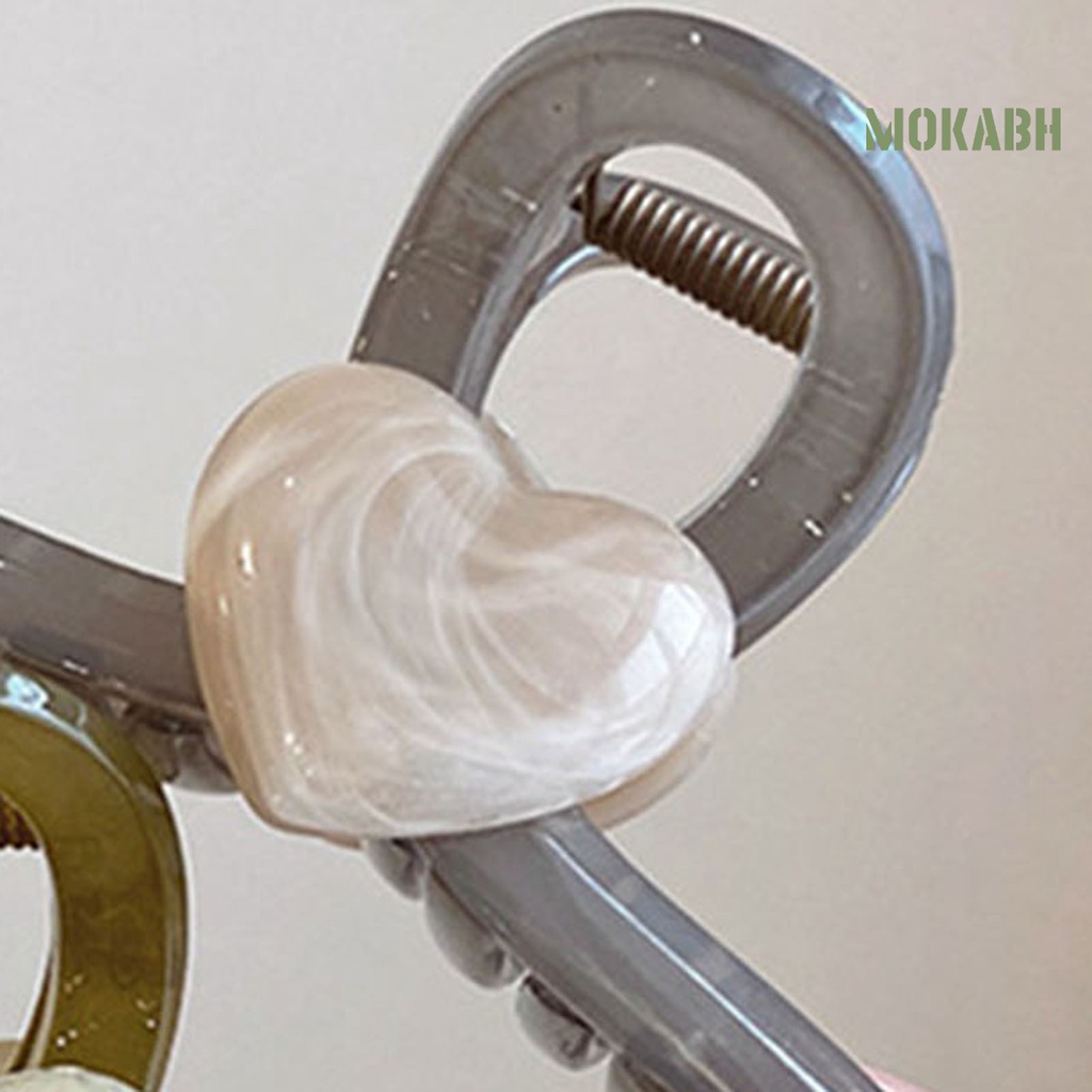 Kẹp Tóc Hình Trái Tim Chống Trượt Cỡ Lớn Thời Trang Cho Nữ