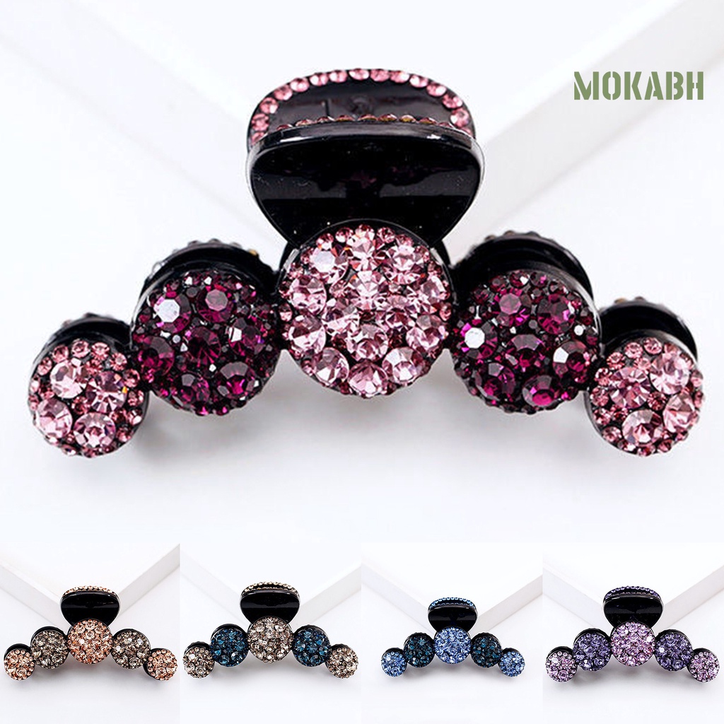 Kẹp Tóc Càng Cua Đính Đá Lấp Lánh Màu Sắc Tươi Sáng