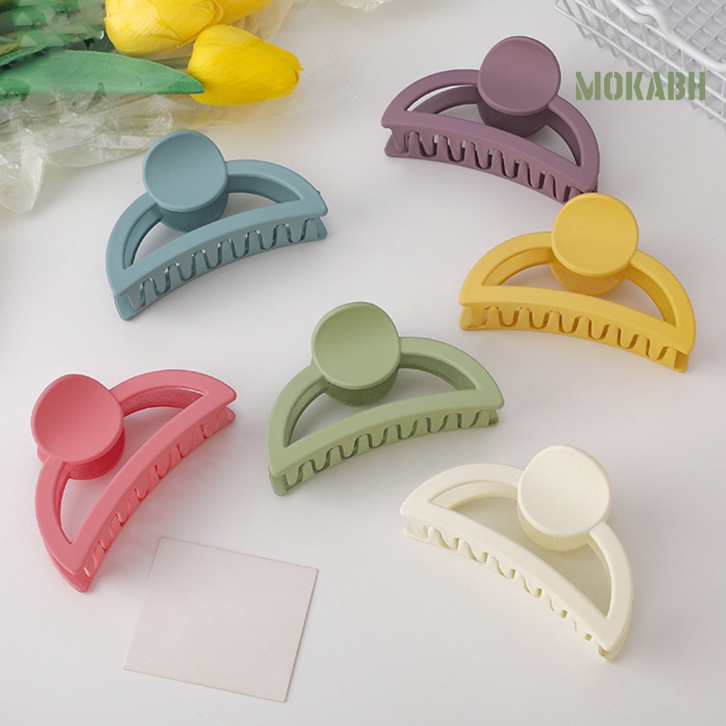 Kẹp Tóc Càng Cua Bằng Acrylic Màu Sắc Ngọt Ngào Thời Trang