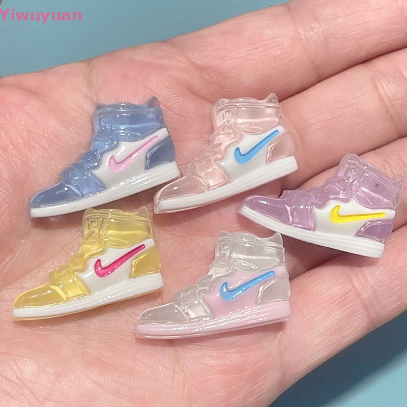 &lt; Yiwuyuan &gt; Set 10 Mặt Dây Chuyền Bằng Resin Phát Sáng Trong Bóng Tối Trang Trí Nghệ Thuật