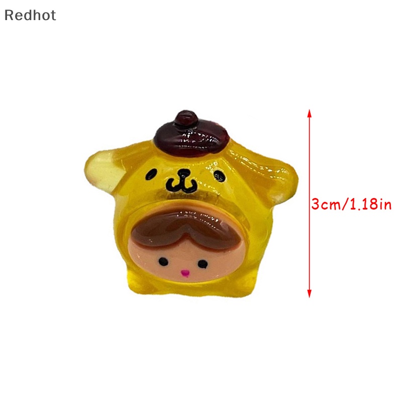 1 Đồ trang trí Búp Bê Mini Hình Sanrio Dạ Quang Trang Trí Tiểu Cảnh