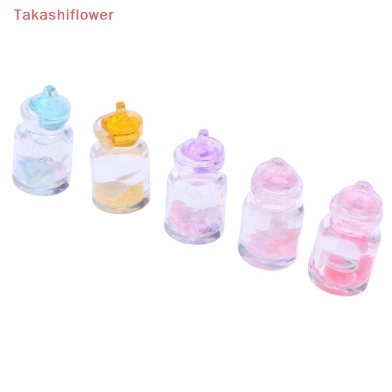 Set 10 Mặt Dây Chuyền Resin DIY Hình Lọ Hoa Hoạt Hình Phát Sáng Đáng Yêu