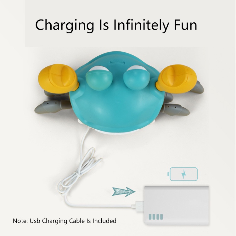 Đồ Chơi Chú Cua Điện Tử Phát Nhạc Vui Nhộn Dành Cho Bé