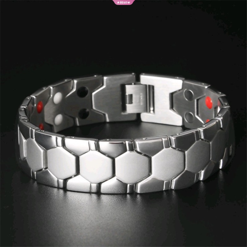 Vòng Tay Chuỗi Nam Châm Bằng Đồng Nguyên Chất Phong Cách Vintage Cho Nam