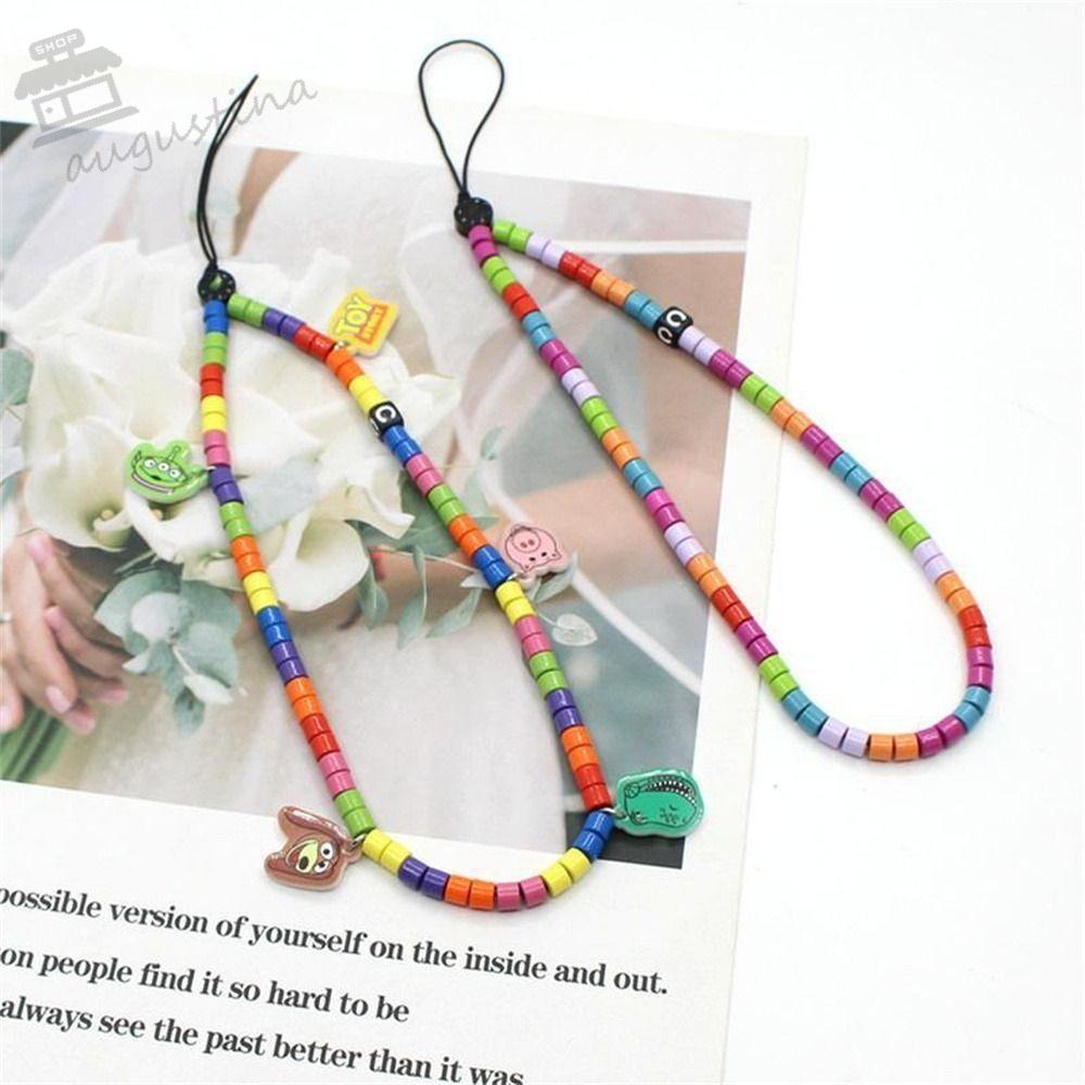 Chuỗi Hạt Đeo Điện Thoại Acrylic Chống Thất Lạc Hình Thủy Thủ Mặt Trăng