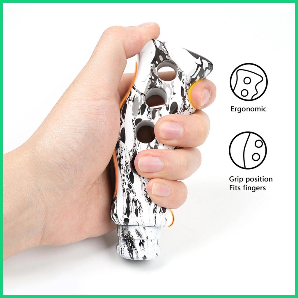 Núm Gạt Cần Số Xe Hơi Bằng Nhựa Resin In Họa Tiết Graffiti Với Ốc Vít 4 Lỗ Cho jiwvn