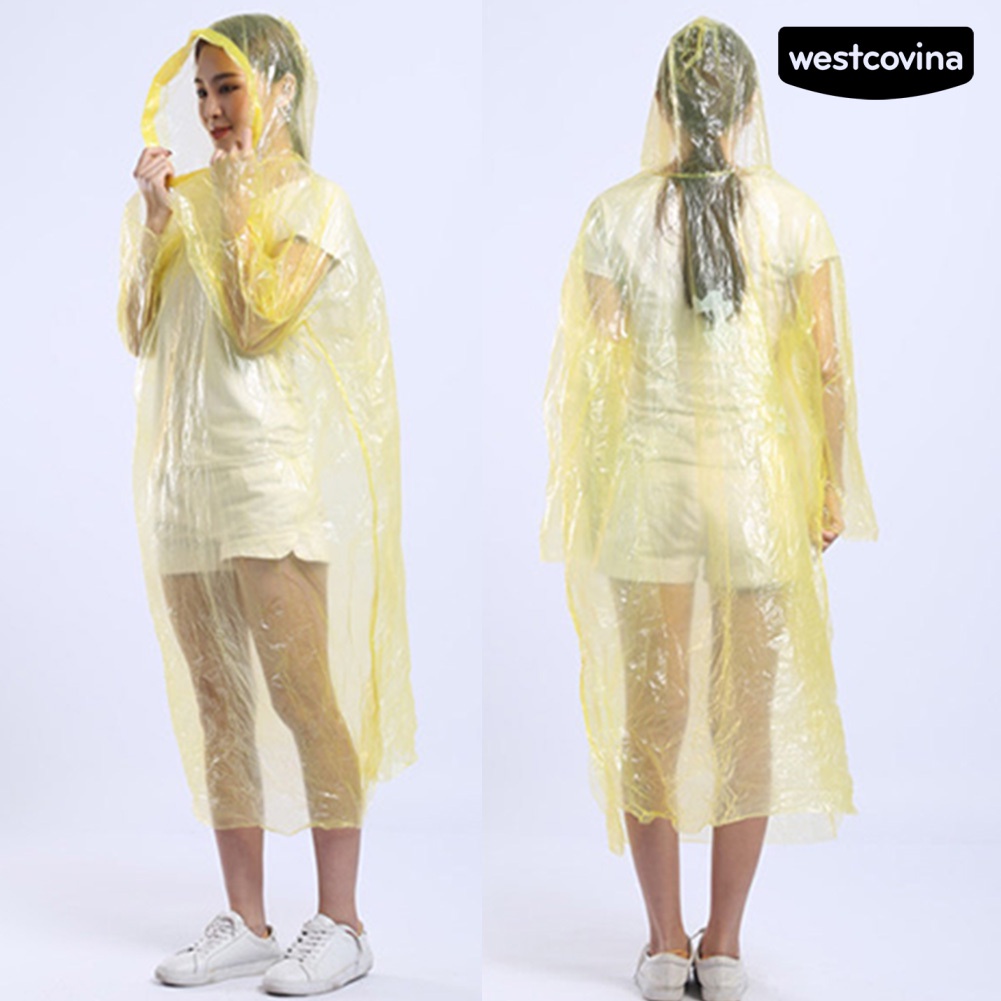 [COD]☁Set 5 Áo Mưa Có Mũ Trùm Dùng Một Lần Chống Nước Dùng Đi Bộ Đường Dài Ngoài Trời Unisex