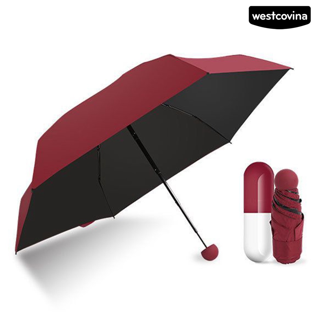 [COD]☁Dù Gấp 6 Khúc Có Quai Cầm Tròn Thoải Mái Chống Tia UV