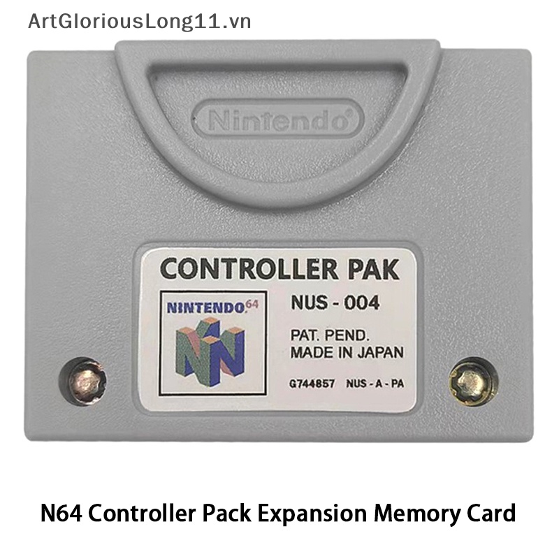 Thẻ Nhớ Mở Rộng Artgloriouslon Cho Tay Cầm Chơi Game N64 Pak (NUS-004) N64