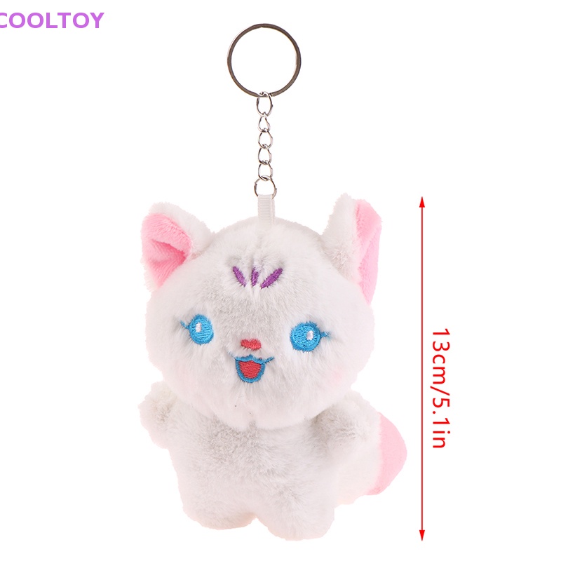 Đồ chơi nhồi bông Hình Cáo Hoạt Hình 13CM Mềm Mại Trang Trí Ba Lô / Móc Khóa Đa Ứng Dụng