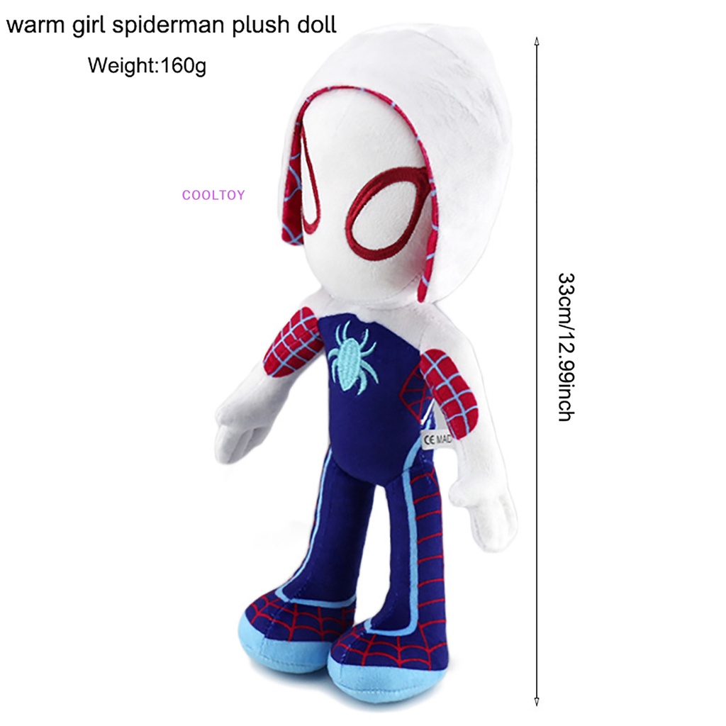 Búp Bê Nhồi Bông Hình Người Nhện Và Bạn Hoạt Hình Áo Khoác Phao Thời Trang Trẻ Trung Cá Tính
