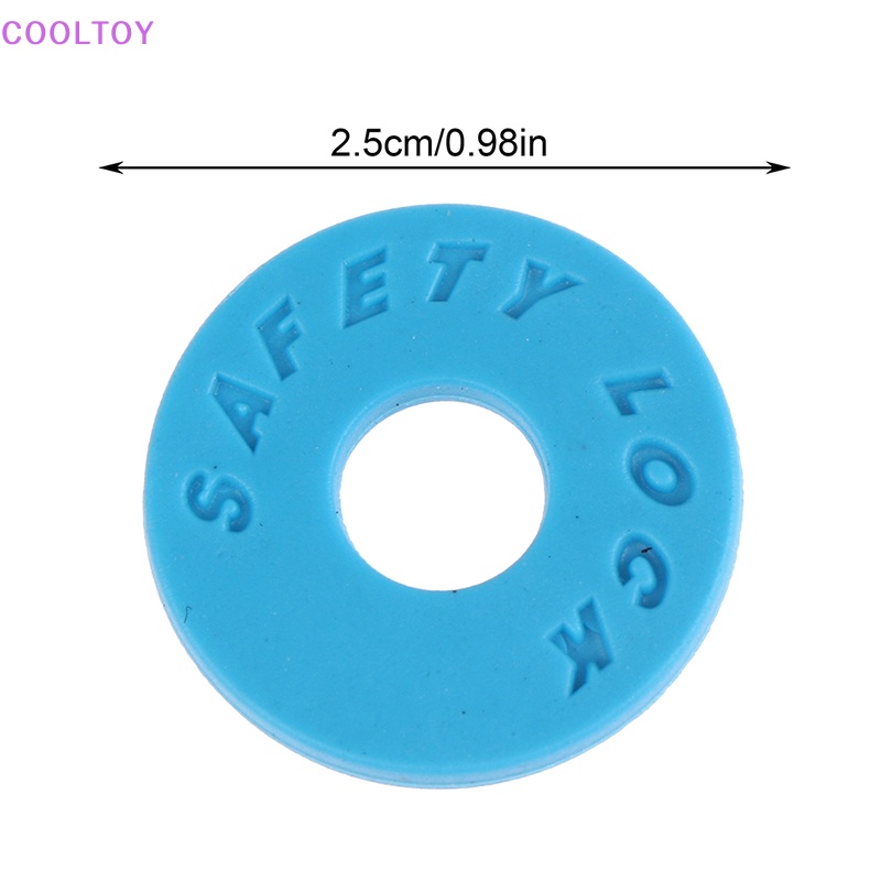 Bộ 2 Móc Khóa Dây Đeo Đàn Guitar Bằng Cao Su Mềm Chống Trượt