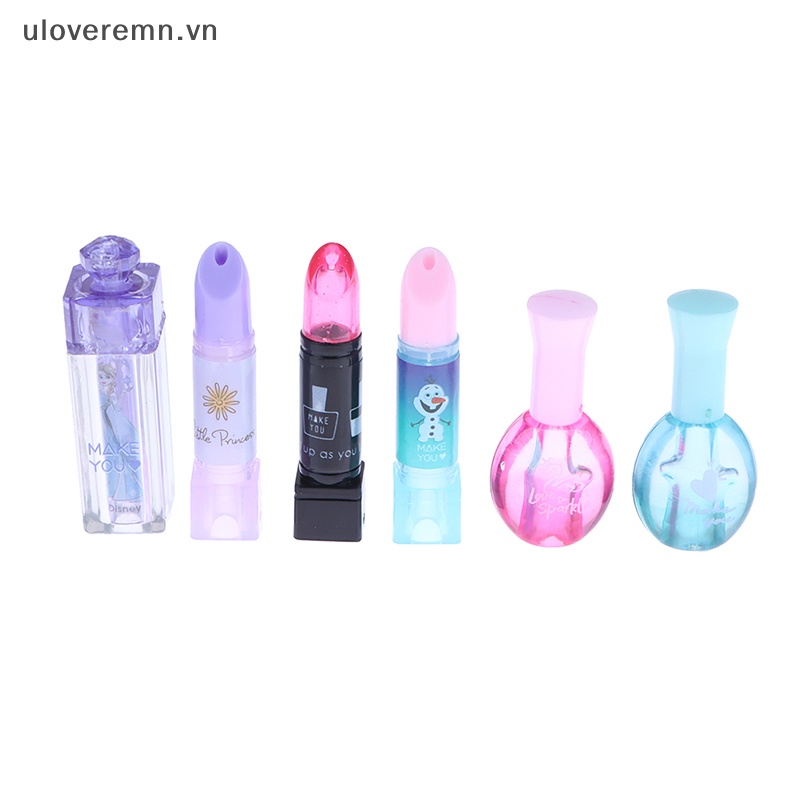 Set 12 Son Môi 1: 6 Trang Điểm Cho Nhà Búp Bê