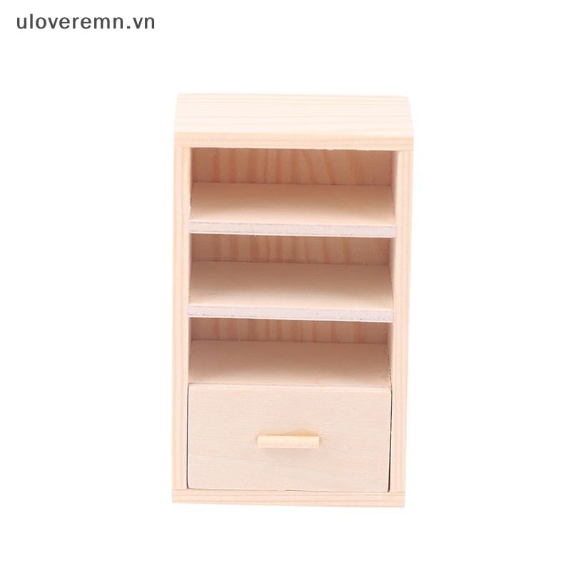 Mô Hình Tủ Sách 1: 12 Dùng Trang Trí Nhà Búp Bê