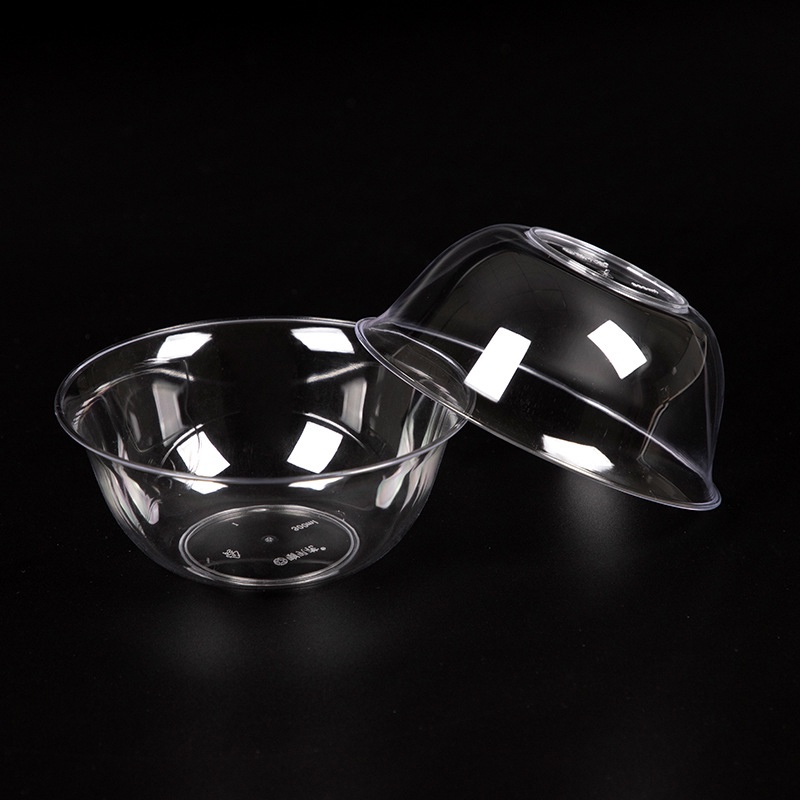 Set 25 Bát Nhựa Tròn 300ml Đựng Salad Sử Dụng Một Lần Tiện Lợi Khi Đi Dã Ngoại