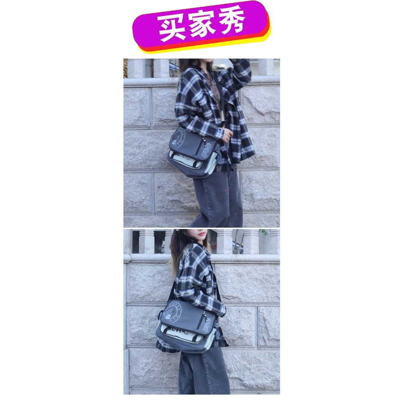 Túi Vải Oxford In Hình Totoro Dễ Thương Cho Học Sinh Trung Học