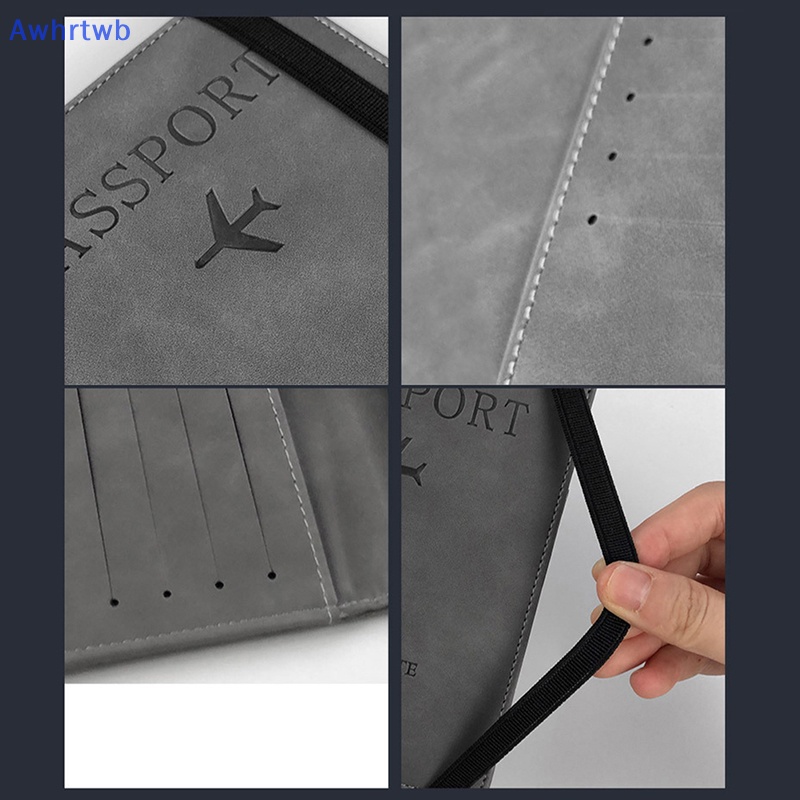 Ví Da PU Đựng Hộ Chiếu Phong Cách Vintage Dành Cho Nam Và Nữ Mới