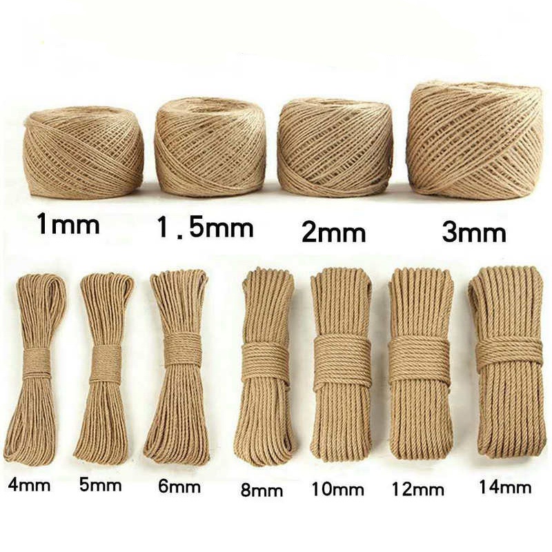 Cuộn Dây Cotton 1 / 2 / 3 / 4 / 5 / 6 / 8 / 10mm Dùng Làm Đồ Trang Sức Thủ Công
