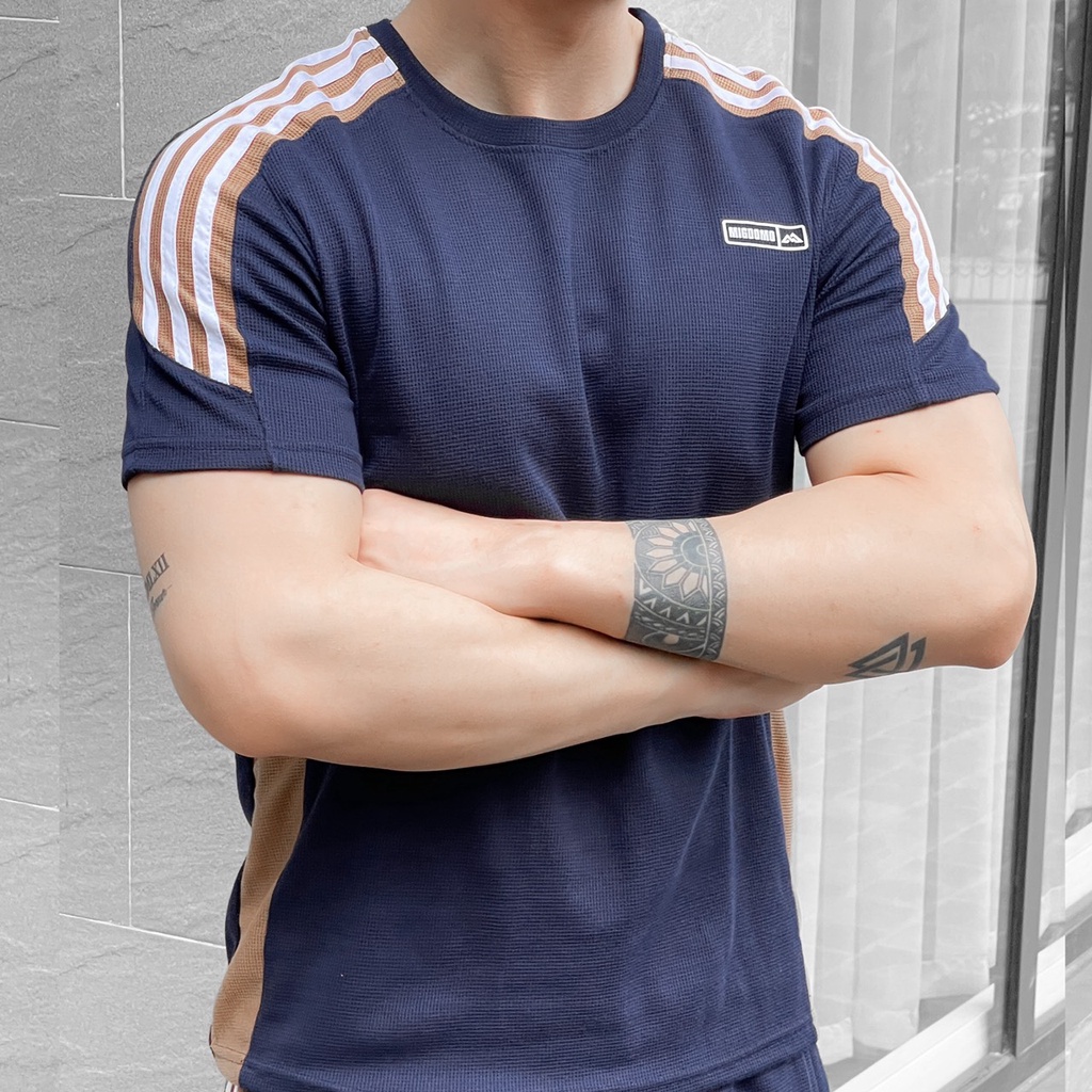 Set quần áo mùa hè CENCI bộ thể thao nam chuẩn dáng  - Mã BD1314