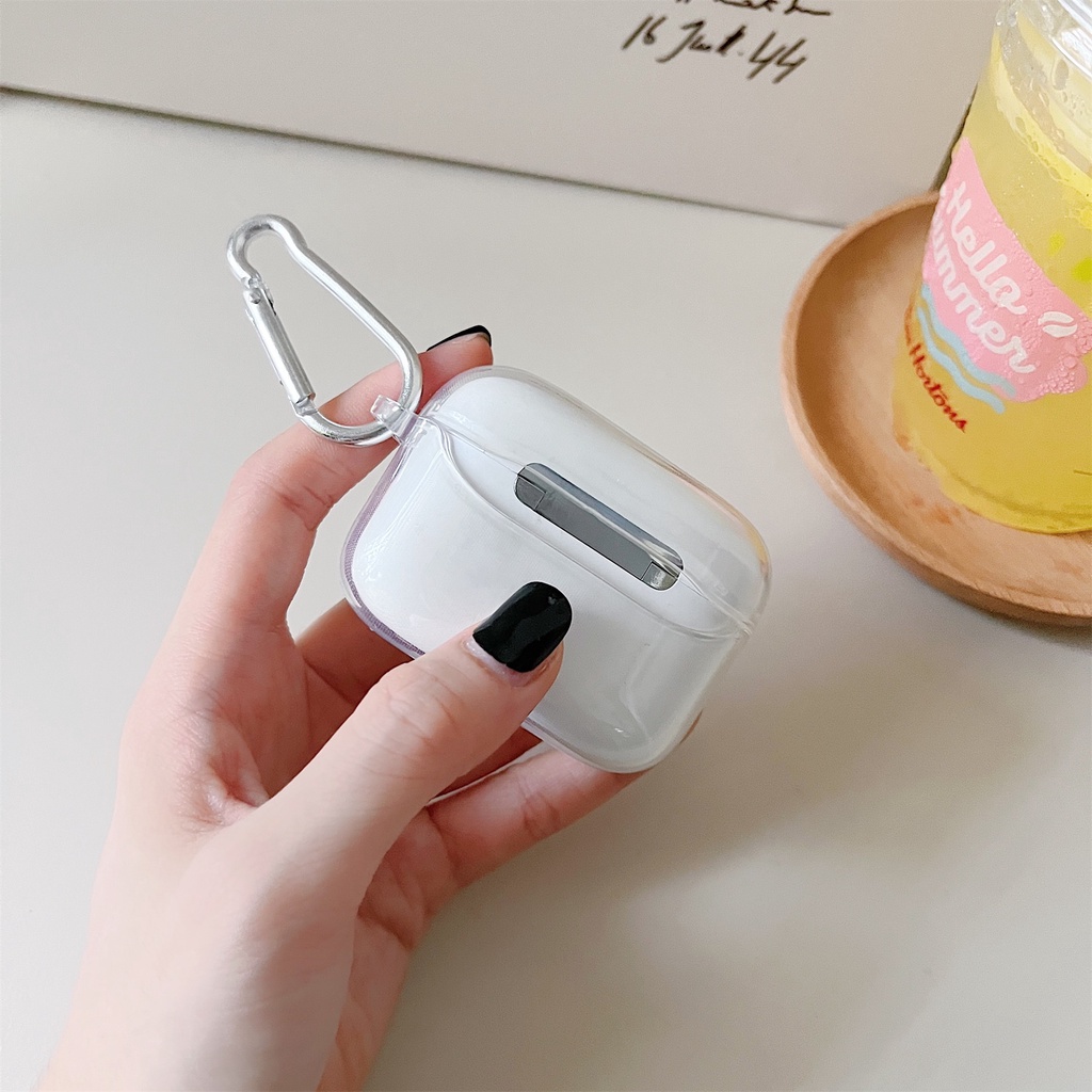 Vỏ Bảo Vệ Hộp Sạc Tai Nghe Bluetooth Không Dây Baseus E9 Bằng TPU Mềm Trong Suốt Đơn Giản