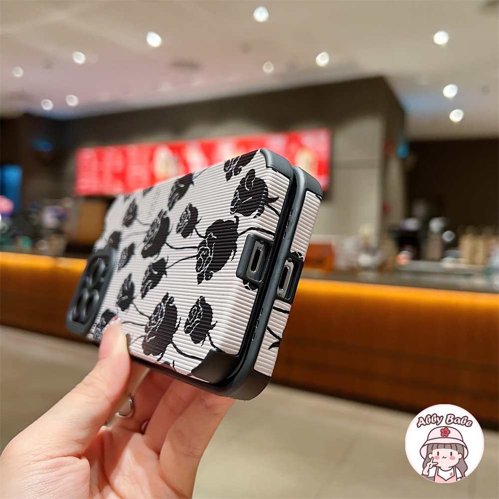 Ốp Điện Thoại Da Giả Viền TPU Dẻo Họa Tiết Tranh Sơn Dầu Thời Trang Cho IPhone 14 Pro Max 11 12 11 Pro Max X 7Plus