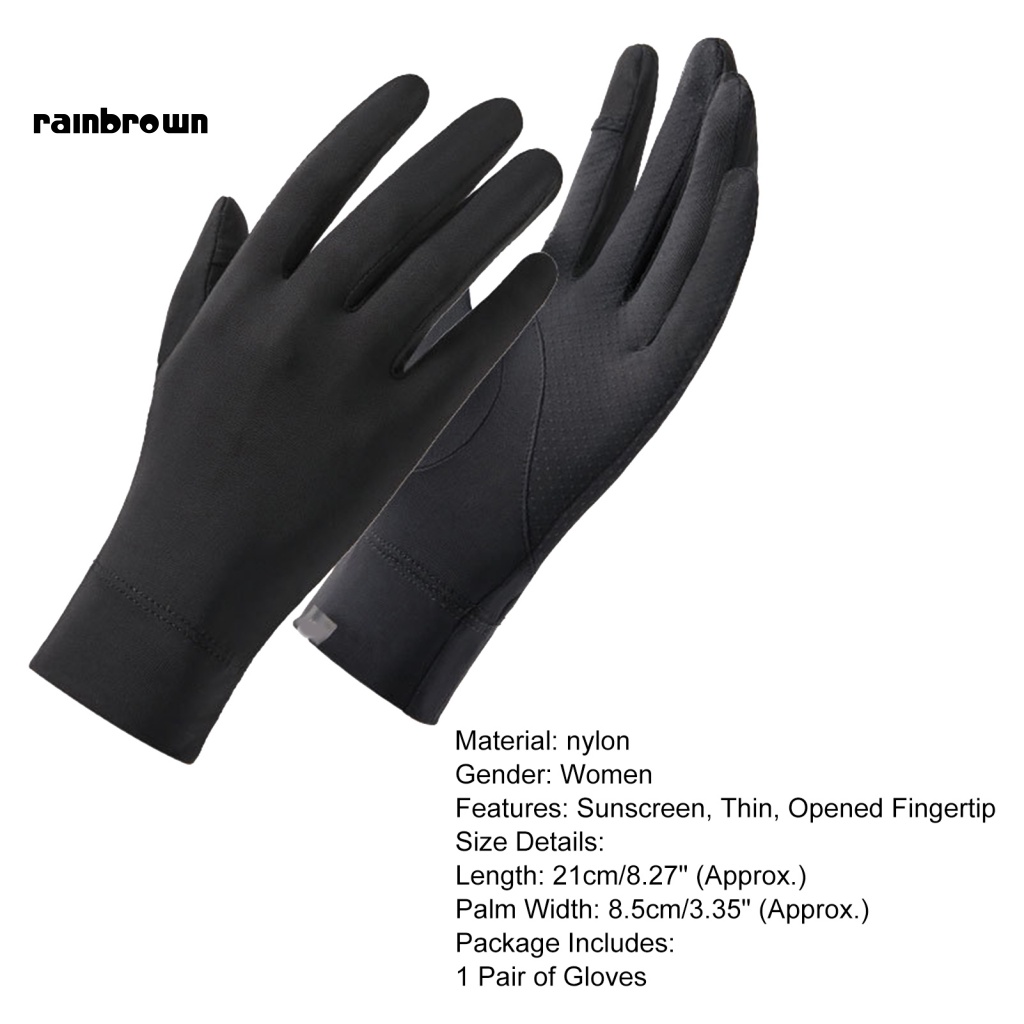 1 Đôi Găng Tay Silicone Chống Trượt In Logo Thời Trang Thu Đông Cho Nữ