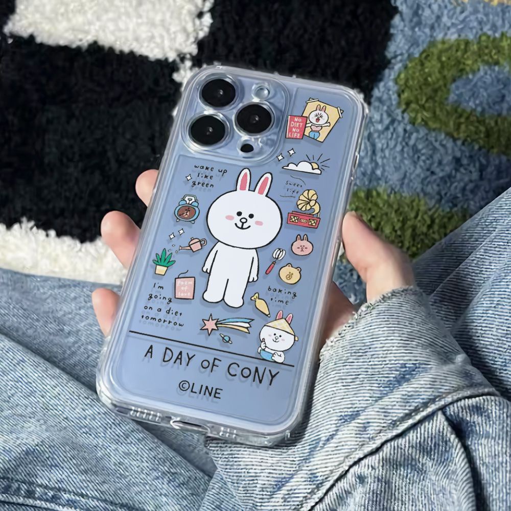 ✅Ốp Điện Thoại Mềm Chống Sốc Hình Thỏ Trắng Cho Iphone 7814Pro 12 maxplus 6In 13 11