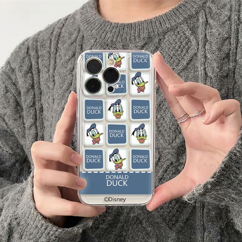 ✅Ốp Điện Thoại Mềm Chống Sốc In Hình Vịt Donald Cho Iphone 78 11 12 14Pro 6In Plus 13 8IFV