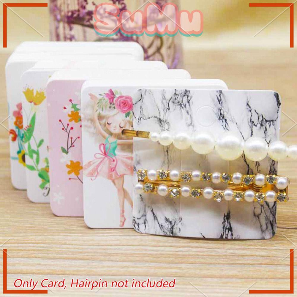 Set 100 Túi Giấy Đựng Kẹp Tóc 6 * 6cm Không Bao Gồm Nhiều Màu Cho Nữ Ốp