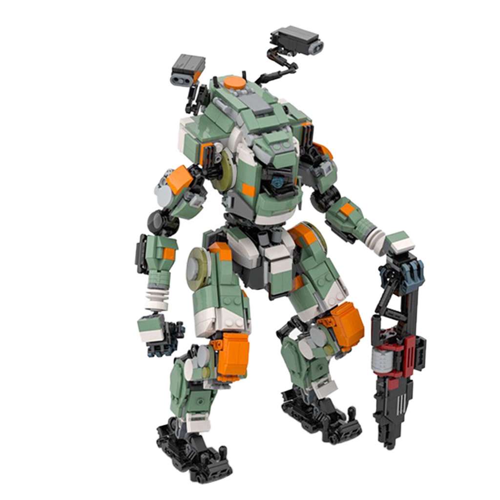 Set 2 Mô Hình Lắp Ráp LEGO MOC-68249 BT-7274 1057 Bằng Giấy 100%