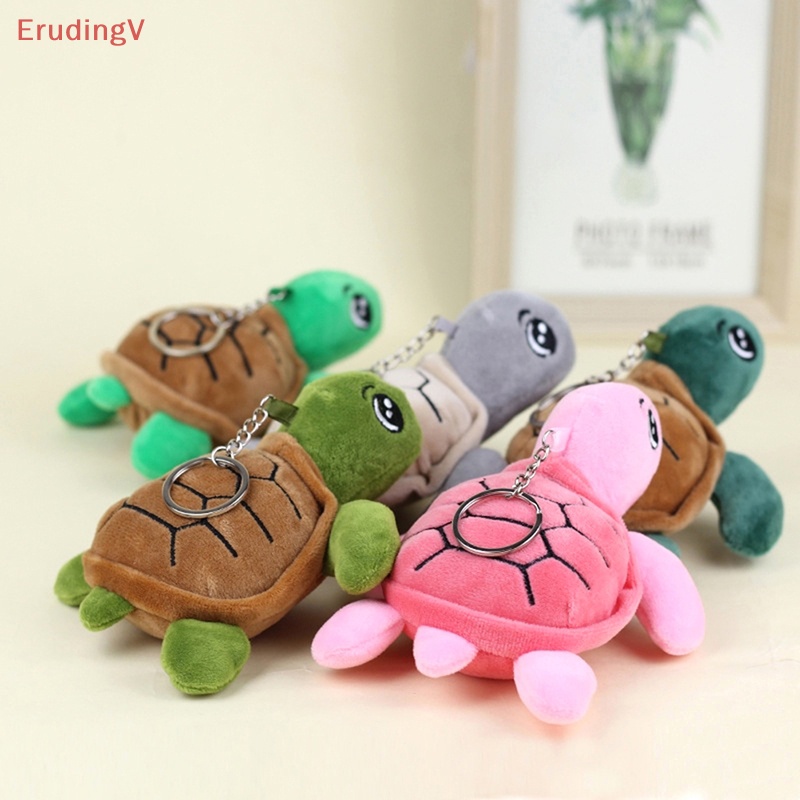 [ErudingV] Búp Bê Nhồi Bông Mềm Mại Hình Rùa Biển Hoạt Hình Trang Trí Ba Lô / Móc Khóa [Mới]