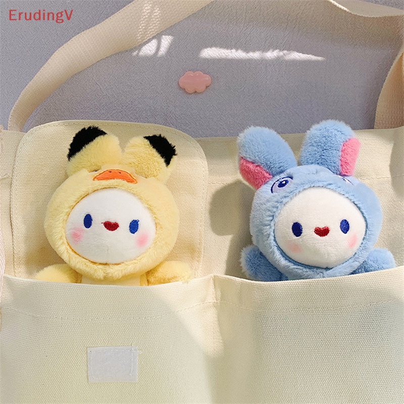 Búp Bê Thỏ Nhồi Bông Treo Móc Khóa / Túi Xách Trang Trí Xe Hơi Dễ Thương Sáng Tạo Dành Cho Bạn Nữ