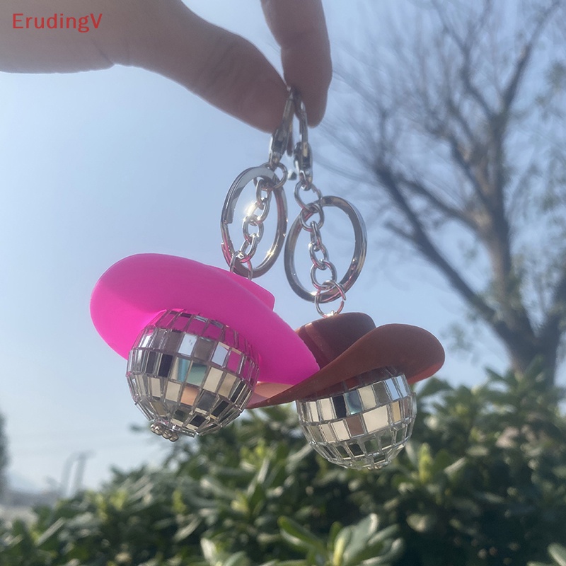 [ErudingV] Bóng Treo Kính Chiếu Hậu Disco Trang Trí Xe Hơi [Mới]