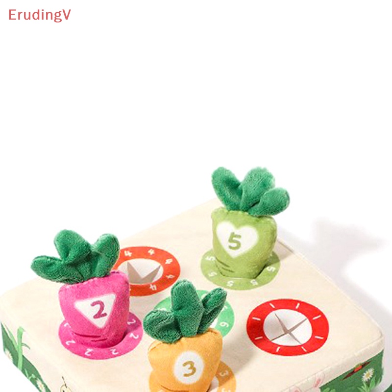 1 Bộ Đồ Chơi Nhồi Bông Hình Củ Cà Rốt Dễ Thương Cho Bé