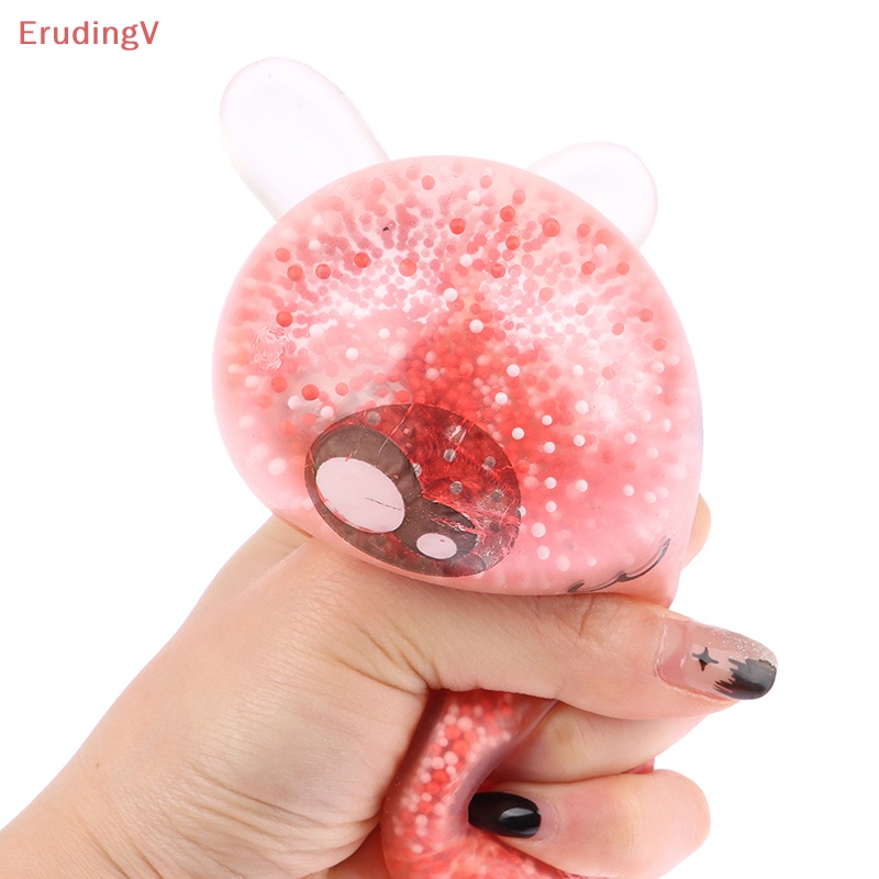 [ErudingV] 1 Đồ Chơi Bóng Bóp Hình Thỏ Phát Sáng [Mới]