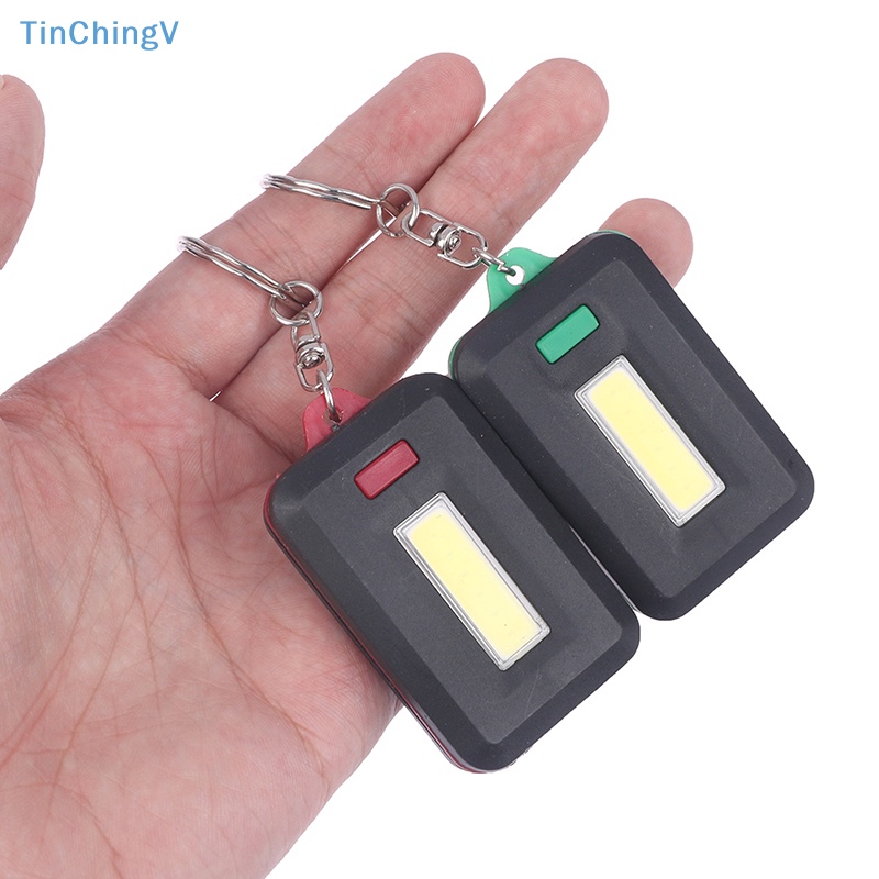 1 Móc Khóa Đèn Pin LED COB Mini Có Thể Mang Đi Tiện Dụng