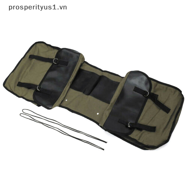 [prosperityus1] Túi Vải Canvas Chống Thấm Nước Gắn Yên Xe Mô Tô / Du Lịch [VN]