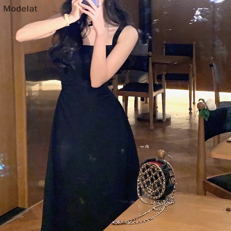 Mfc Đầm Midi Phong Cách Pháp Thời Trang Mùa Hè Quyến Rũ Cho Nữ