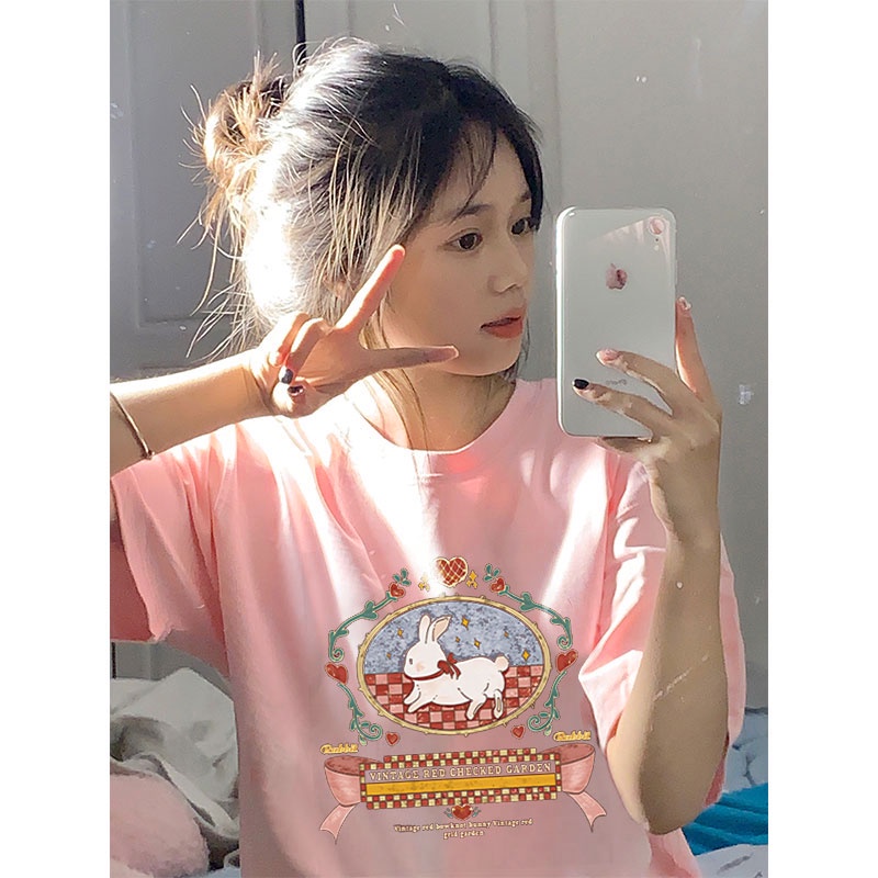 NRVP Áo Thun 100% Cotton Tay Ngắn Phong Cách Hàn Quốc Mới