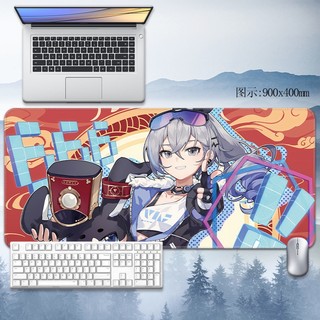 Silver Wolf Mouse Pad Honkai: Star Rail Table Pad Kafka Gaming Computer Pad Custom anime Large size rubber cushioned animation ACGN Student keyboard pad