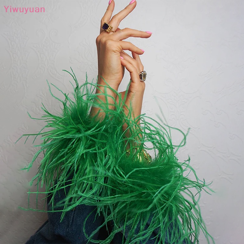 < Yiwuyuan > Vòng Tay Lông Đà Điểu Thời Trang Mới Cho Nữ