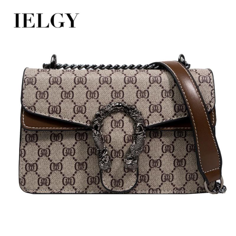 Túi Da Đeo Chéo Dây Kim Loại Thời Trang Dành Cho Nữ