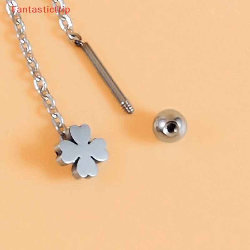 [Fantastictrip] Khuyên Tai Dáng Dài Tua Rua Phong Cách Đơn Giản Hợp Thời Trang Cho Nữ Mới