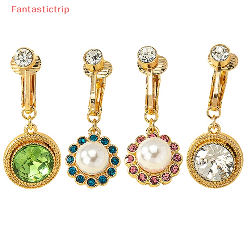 [Fantastictrip] Khuyên Rốn Đính Đá Zircon Giả Kiểu Dáng Quyến Rũ Thời Trang Đi Biển Mùa Hè Mới Dành Cho Nữ